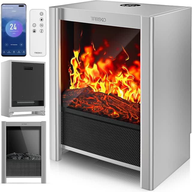 Imagen de TRESKO Cheminée électrique 2000W en OfertitasTOP