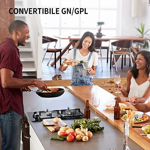 Thumbnail 6 de Piano cottura 2 fuochi 3700W per gas LPG/NG