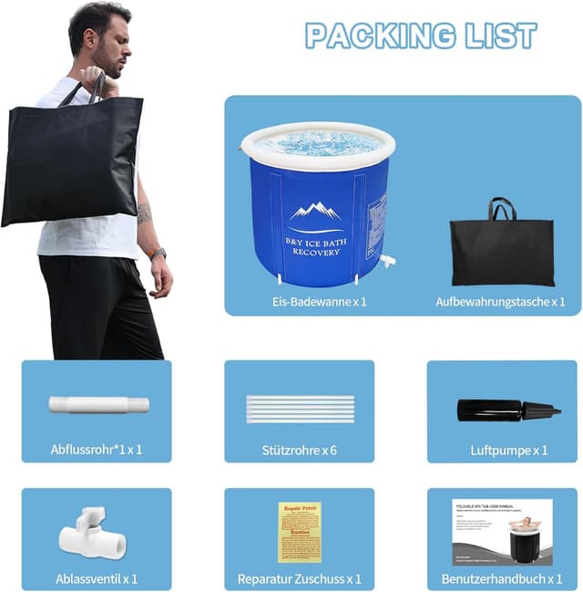 Thumbnail 6 de B&Y vasca pieghevole 377 l per adulti