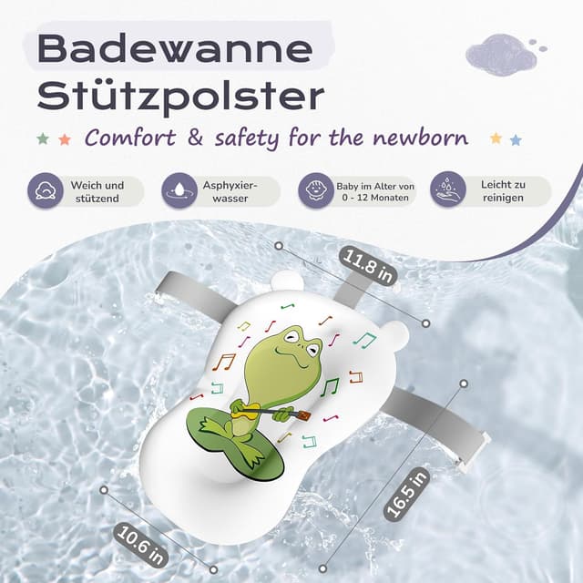Thumbnail 4 de COOSEYA Baby Badewanne faltbar Grau