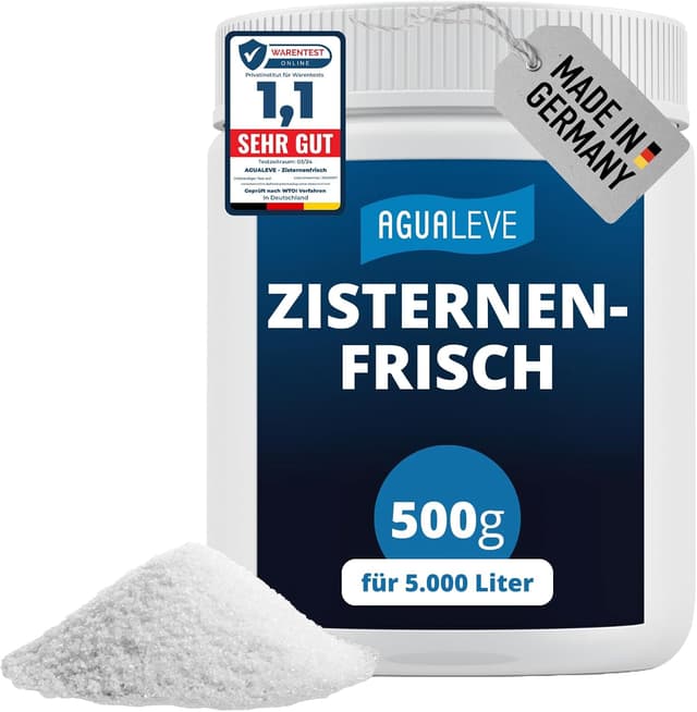 Detalle de AGUALEVE® Zisternenfrisch 500 g – hält Regenwasser frisch, rein & gießtauglich