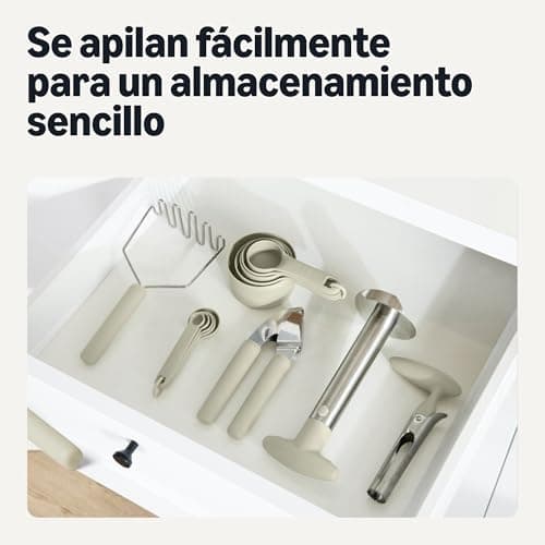 Thumbnail 5 de Amazon Basics Tazas y Cucharas Medidoras 10 piezas 🍽