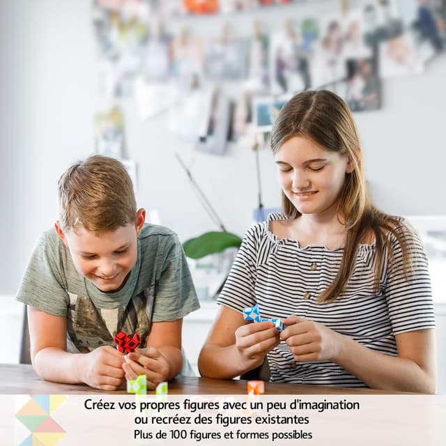 Thumbnail 2 de CUBIDI Original 6 Mini Serpents Magiques 24 blocs