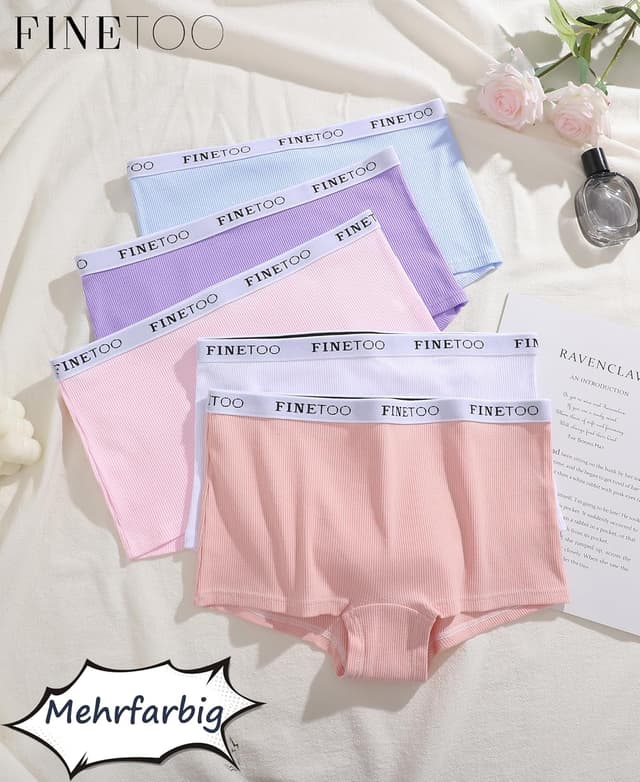 Thumbnail 4 de FINETOO Boxershorts 5er Pack Baumwolle S-XL