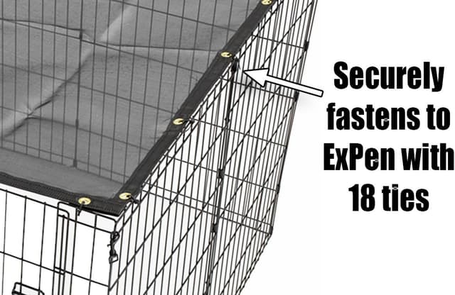 Detalle 2 de Dog exercise pen mesh cover 540-SS