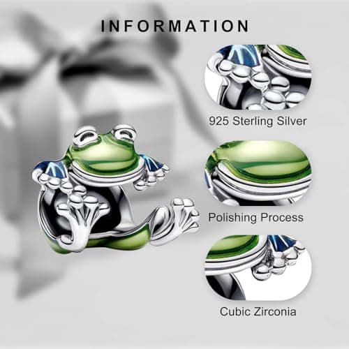 Detalle de LaMenars Rainforest Friends Duo 925 charms