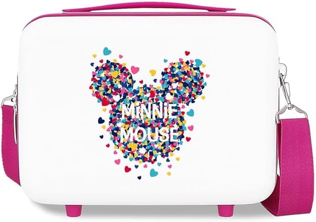 Detalle de Disney Minnie Magic Neceser Adaptable Blanco 29x21x15 cm