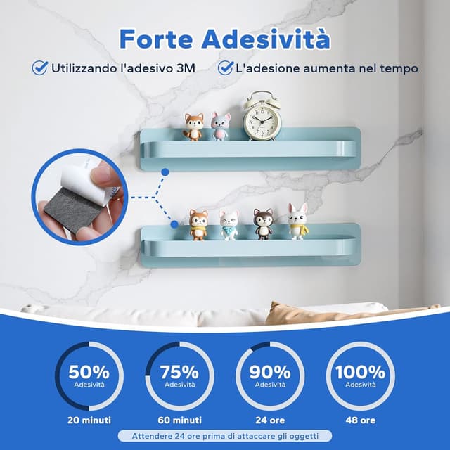 Detalle de HOMMAND Pads Biadesivo Extra Forte in schiuma EVA, 60 pezzi – pad rettangolari per casa, ufficio e auto (nero)