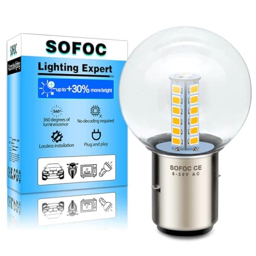Detalle de SOFOC BA20D LED de moto 2 W