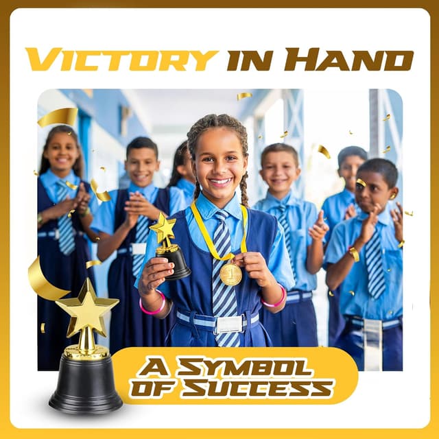 Thumbnail 2 de Bedwina Star Awards Trophy 4.5in Pack