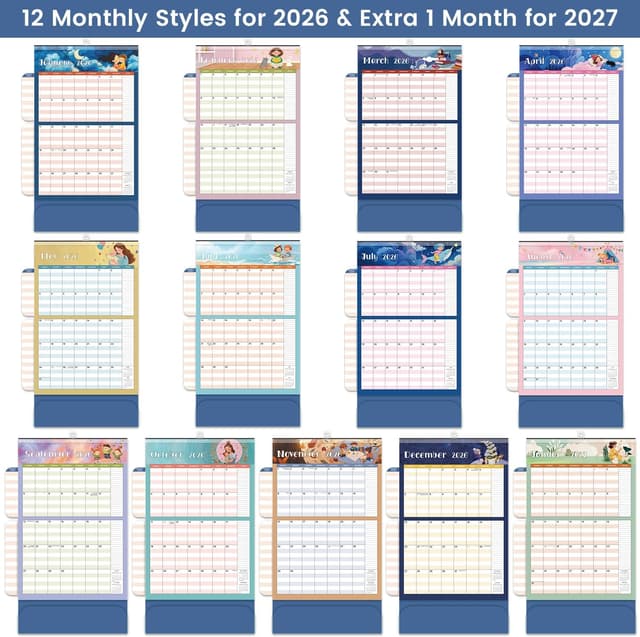 Thumbnail 5 de Moms Magnetic 2026 Calendar 21.5" x 11.8" ๐