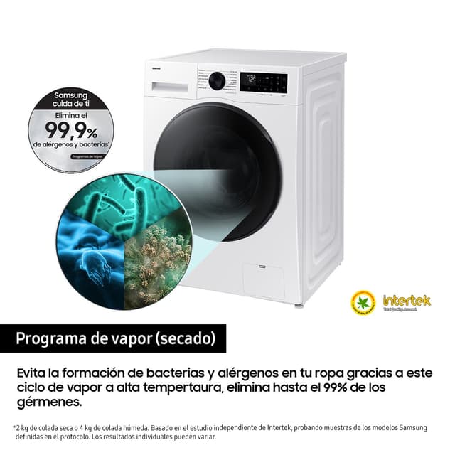 Detalle 2 de Samsung WD11DG5B15BEEC Lavadora Secadora 11 kg