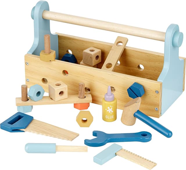 Detalle de Baroni Toys kit attrezzi falegname 18 pezzi