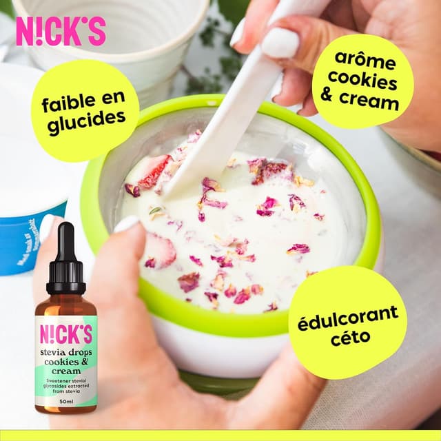Thumbnail 3 de NICKS Stevia Liquide Cookies & Cream