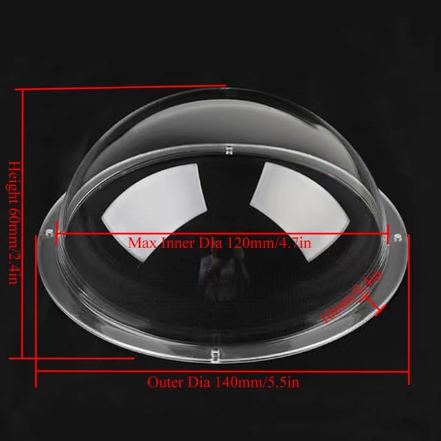 Detalle de LOTOWELZON acrylic dome cover 4.7 inch
