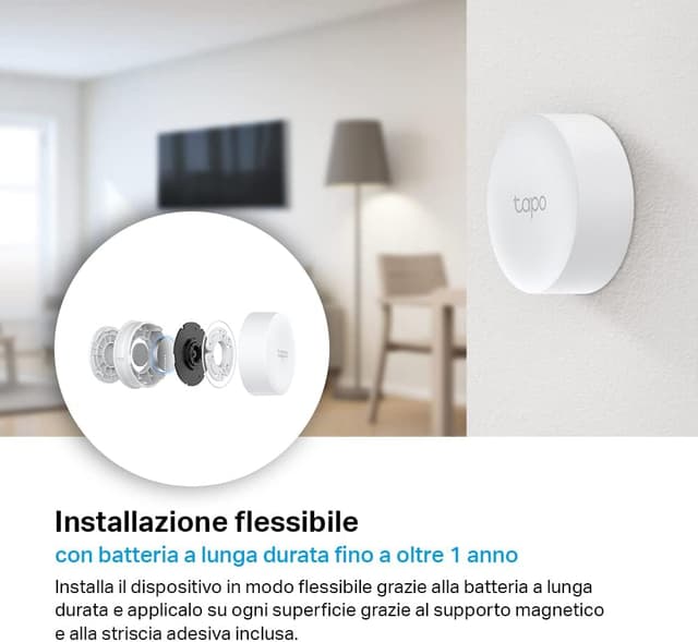 Detalle 2 de TP-Link Tapo S200B Smart Button per casa intelligente 🔘
