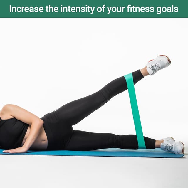 Detalle de TechStone Resistance Bands Set (Pack of 5) – latex elastic resistance bands for home gym training