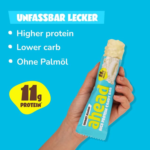 Thumbnail 5 de ahead Protein Riegel Coconut Almond 11g Protein