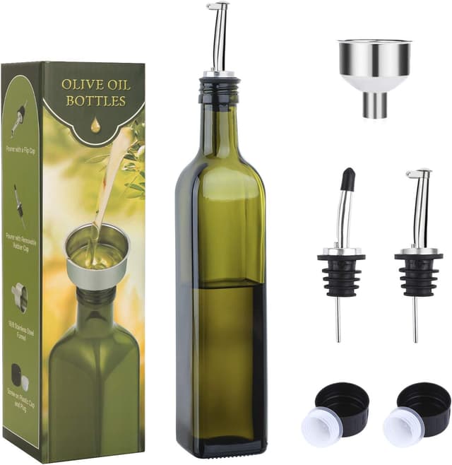 Detalle de AOZITA 17oz Olive Oil Bottle 500ml 🍶
