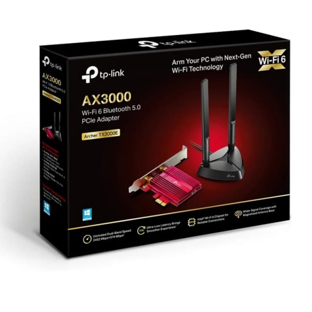 Detalle 2 de TP-Link Archer TX3000E WiFi 6 2.402 Mbps