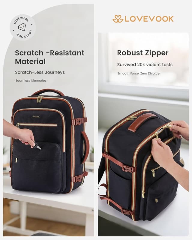 Thumbnail 4 de LOVEVOOK Handgepäck Rucksack 40L