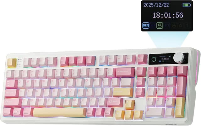 Detalle de EPOMAKER TH99 PRO mechanical keyboard 10000mAh ⌨