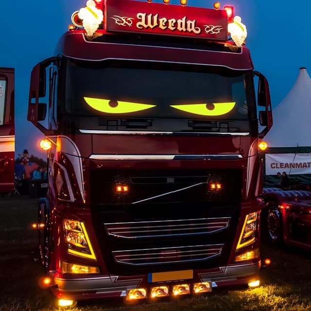 Detalle de ZIMAOER Devil Eyes LED, 2 pezzi 60x12cm