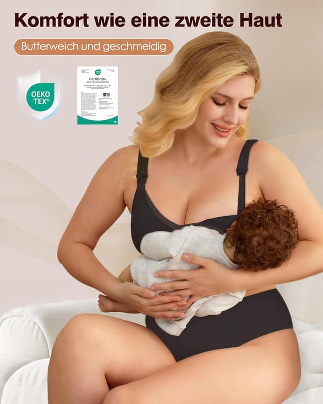 Detalle 2 de Still-BH ohne Bügel für Große Brüste