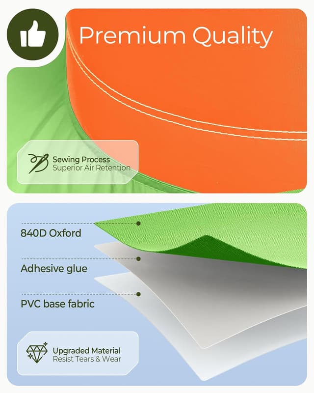 Thumbnail 4 de Outfunny Indoor Bounce House with Slide 6x6