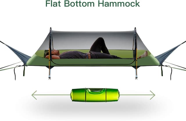 Detalle de Night Cat tenda amaca con zanzariera e fondo piatto per 1 posto