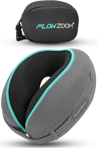 Detalle de FLOWZOOM Dream Almohada de viaje Viscoelástica