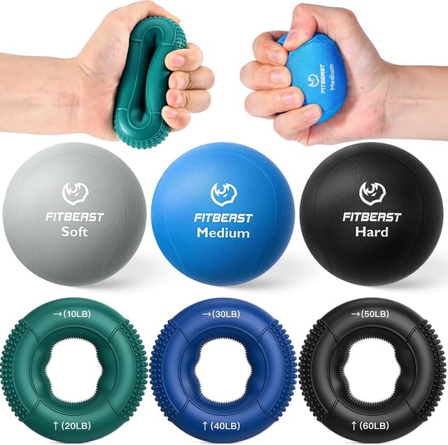 Thumbnail 6 de FitBeast Handkrafttrainer kompakt 6‑Teiliges Set