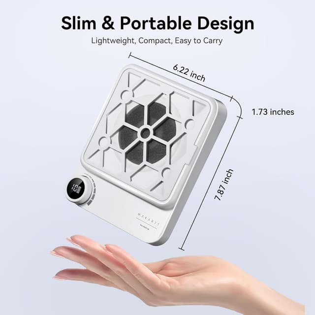 Detalle 2 de Makartt ERYNOS Nail Dust Collector 5500RPM