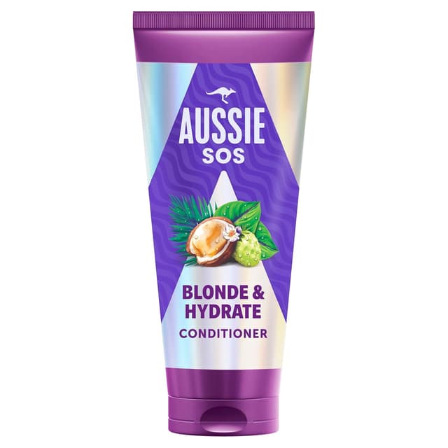 Detalle de Aussie SOS Blonde & Hydrate Conditioner (350 ml) für gebleichtes, gesträhntes & graues Haar
