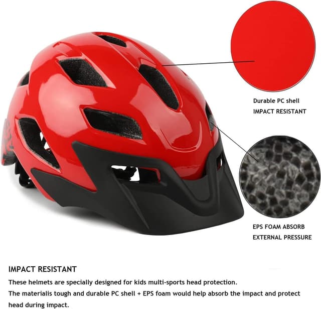 Detalle 1 de Exclusky Kinder Fahrradhelm 50-57 cm