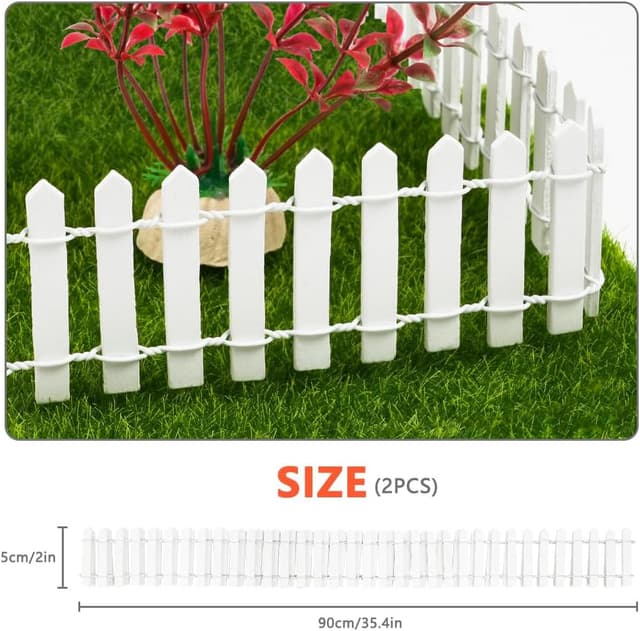 Thumbnail 1 de Aolso Clôture de Jardin Miniature 90 cm