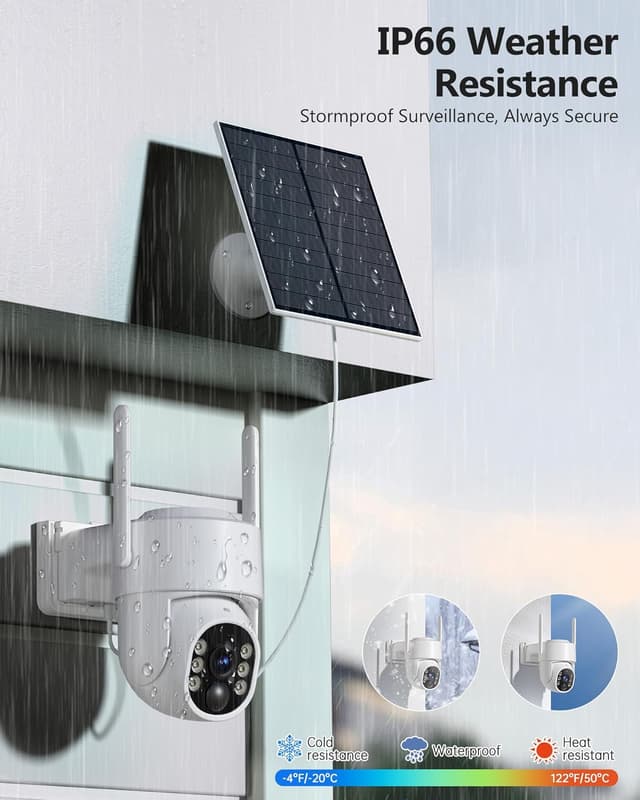 Thumbnail 5 de Gianteye 2K Wireless Outdoor Security Camera 2-pack
