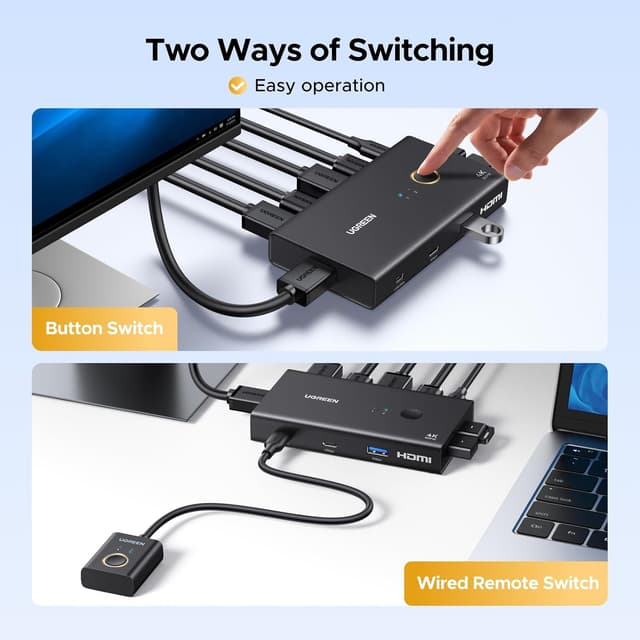 Thumbnail 5 de UGREEN Switch KVM HDMI, 4K 60 Hz