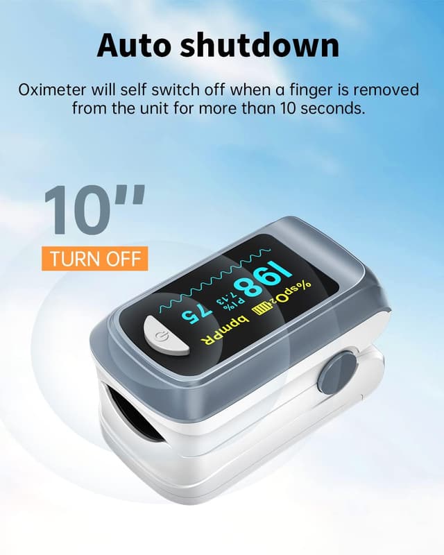 Thumbnail 6 de Fingertip Pulse Oximeter with OLED Screen 📉