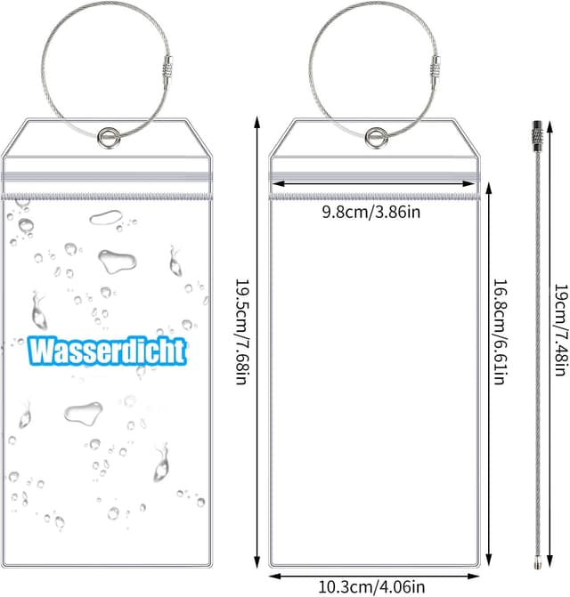 Thumbnail 1 de Kofferanhänger 6er Set 19,5×10,3 cm