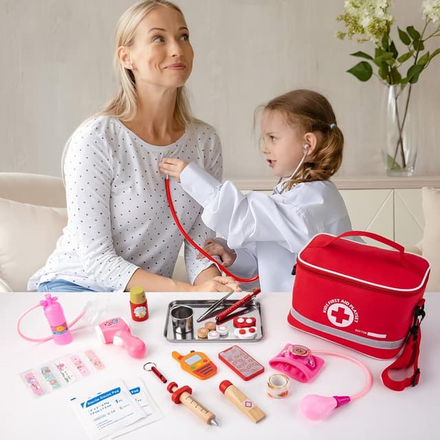 Thumbnail 6 de EFO SHM Arztkoffer Holz 34-teilig Doktorkoffer