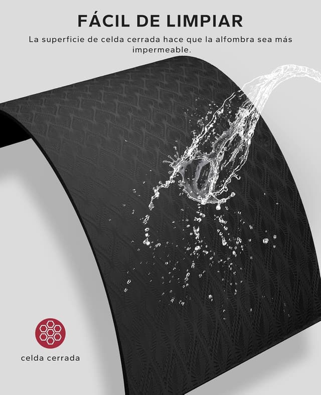 Thumbnail 5 de HAPBEAR Esterilla Yoga Grande 198×137 cm 6mm