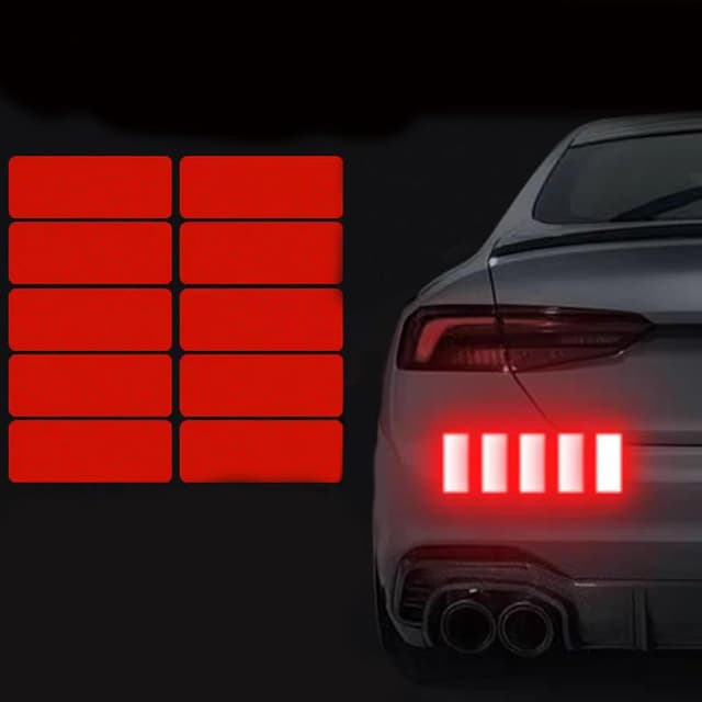 Thumbnail 3 de Yesmin 20 Pcs Red Reflective Tape