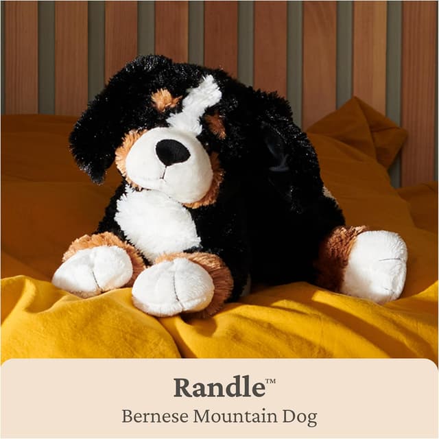 Detalle de GUND Randle Bernese Mountain Dog 13” Premium Stuffed Animal Plush (Black/Brown) — Ages 1+