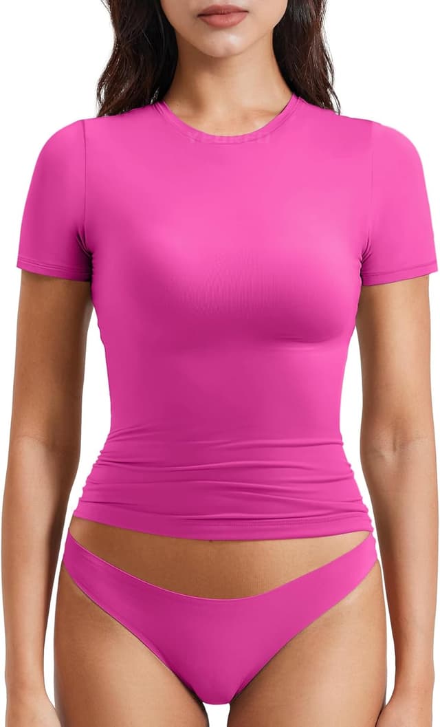 Imagen de YEOREO Compression Crop Top, Double-Lined en OfertitasTOP