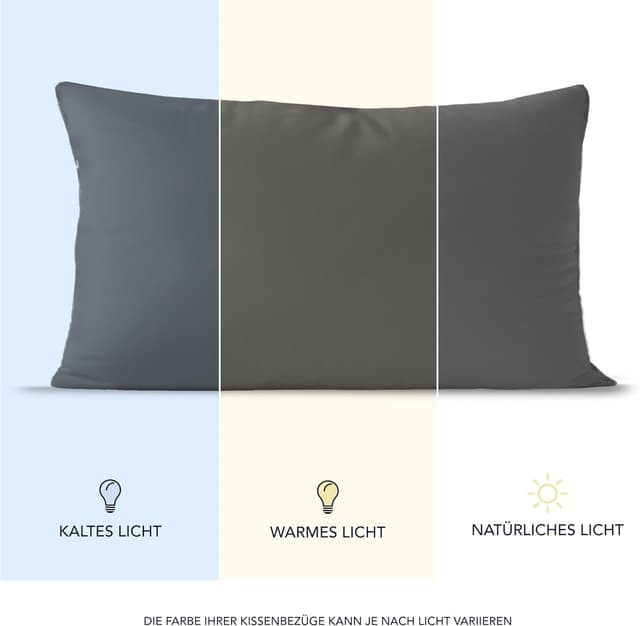 Thumbnail 4 de Dreamzie Kissenbezug 40x80 Set mit 2 ⚙