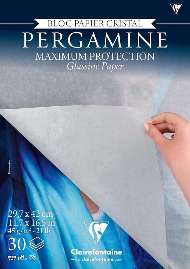 Detalle 2 de Clairefontaine 976100C Encollé Pergamine 24x32 cm