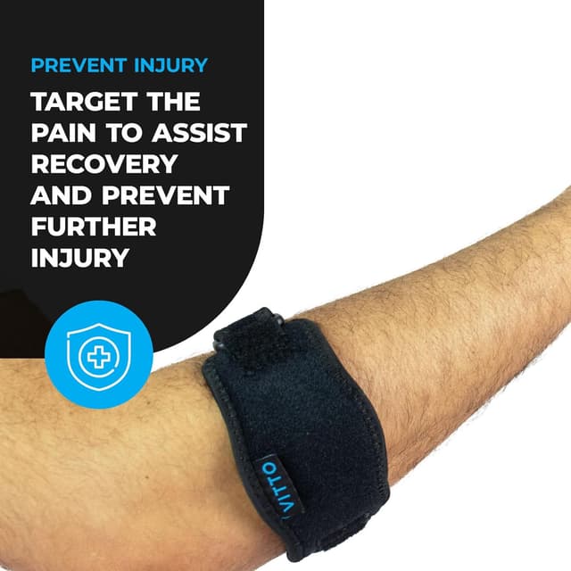 Detalle 2 de VITTO Tennis Elbow Support Strap 1 Adjustable
