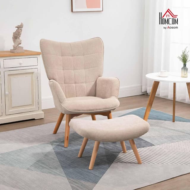 Detalle de Fauteuil HOMCOM avec repose pieds 150 kg