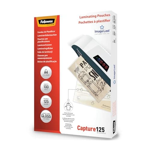 Detalle de Fellowes Fundas de Plastificar A4 125 micras